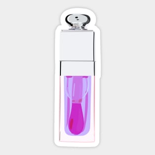 Purple lip oil Sticker